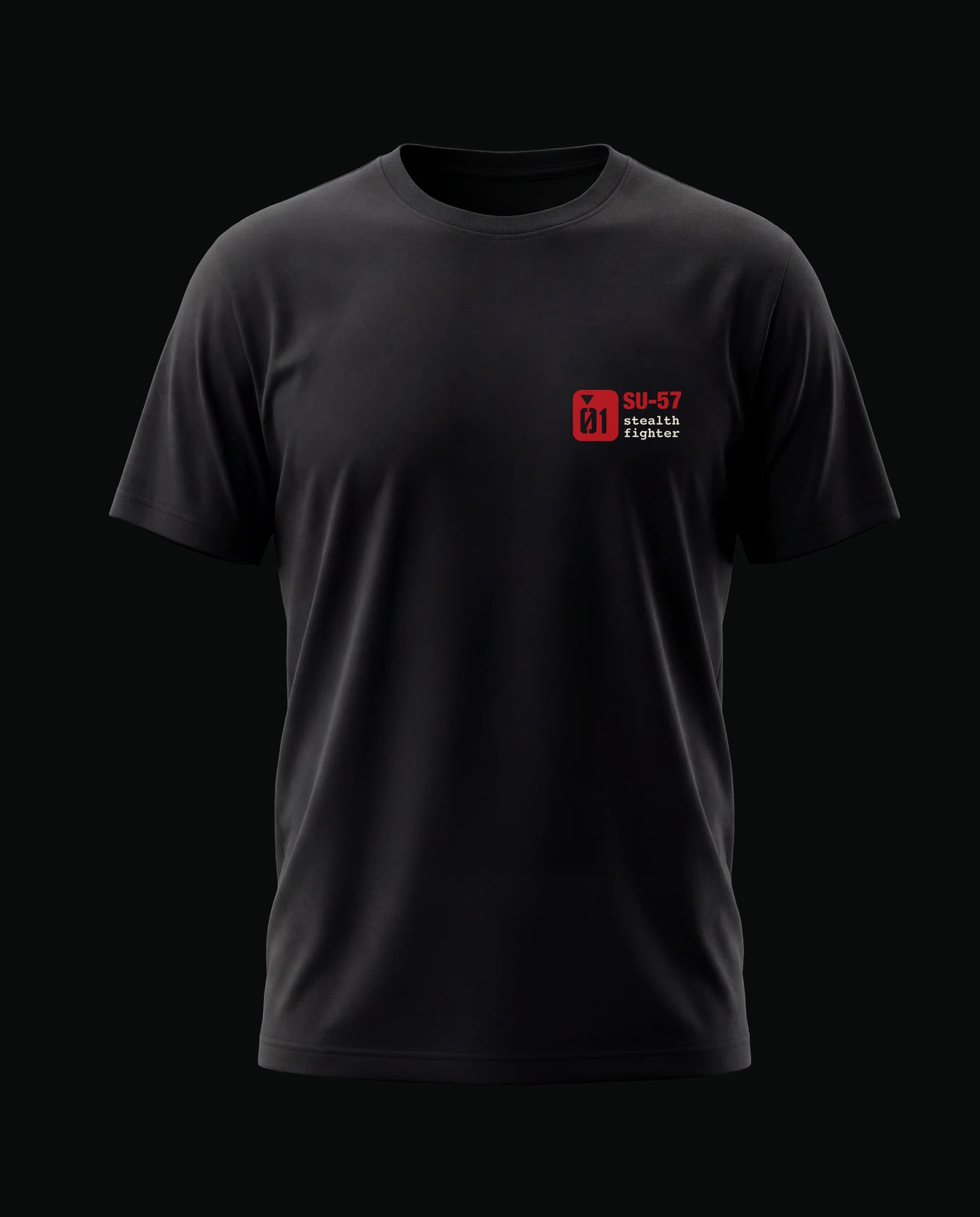 SU-57 – Premium Black T-Shirt