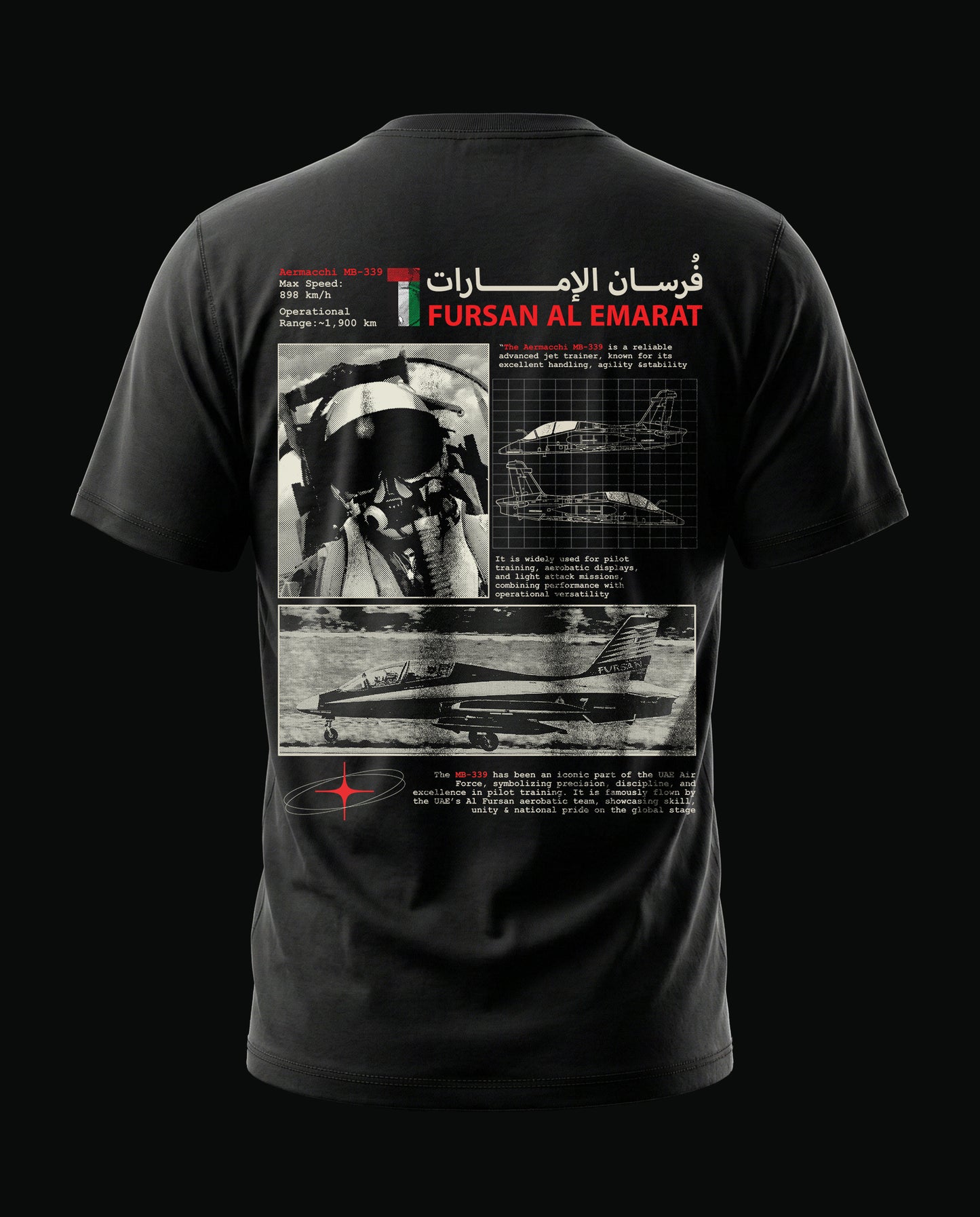 Fursan – Premium Black T-Shirt